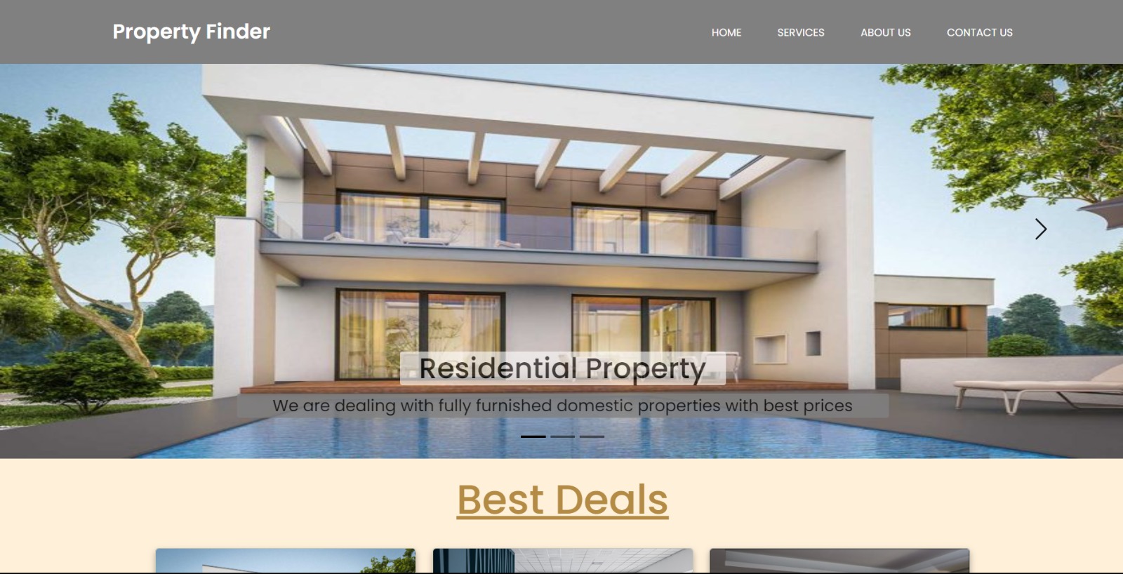 Real Estate Website